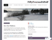 Tablet Screenshot of fiftyfourandahalf.com